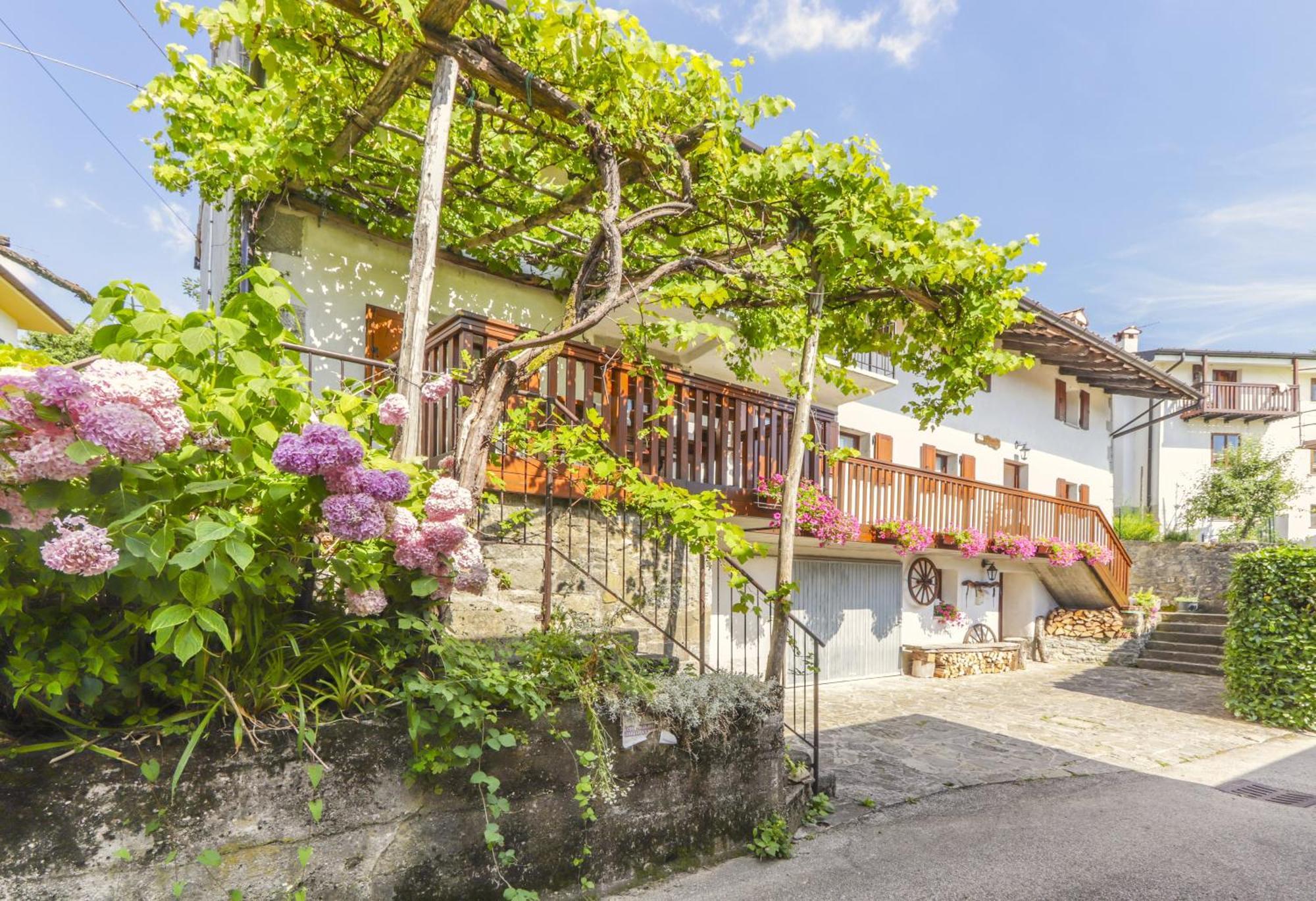 Вилла Casa Cebajova Poesia Tribil di Sopra Экстерьер фото